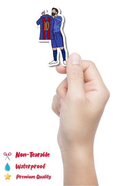 Leonel Messi Jersey Celebration Sticker