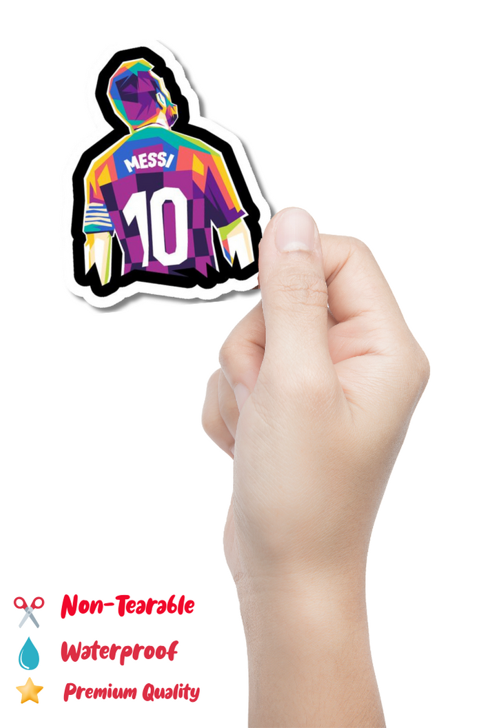 Lionel Messi Artistic Sticker