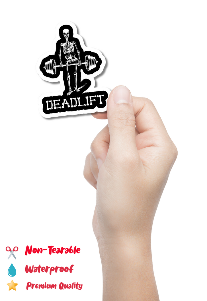 Deadlift Gym Sticker