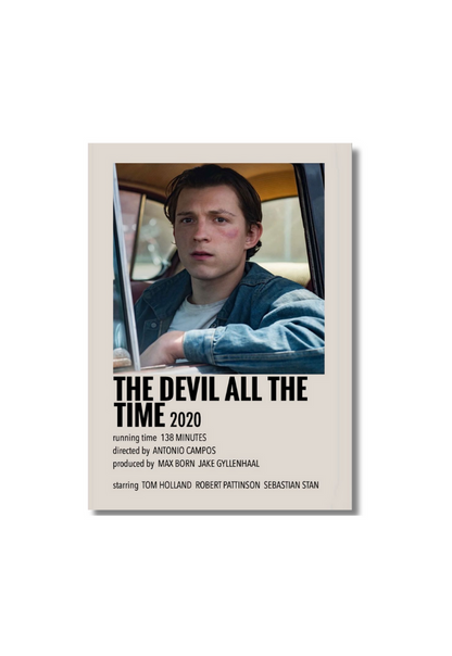 THE DEVIL ALL THE TIME Movie Card Sticker