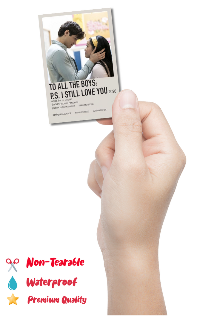 TO ALL THE BOYS: P.S. I STILL LOVE YOU Movie Card Sticker