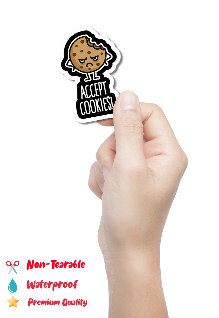 Accept Cookies! Sticker