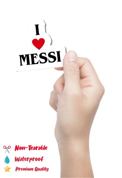 I Love Messi Sticker