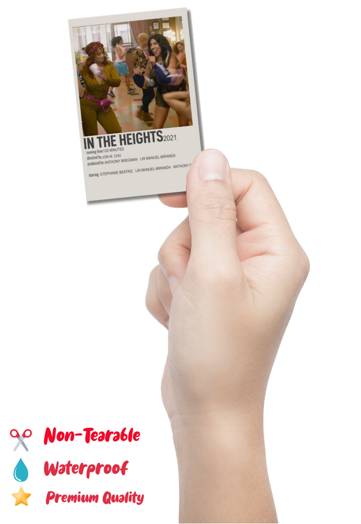 IN THE HEIGHTS Movie Card Sticker