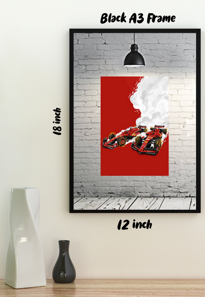 Ferrari F1 Poster