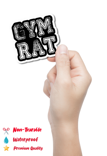 Gym Rat Gym Sticker