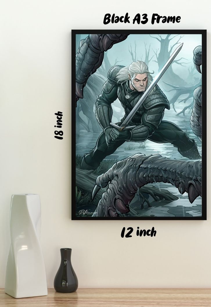 Witcher vs Leshy Poster