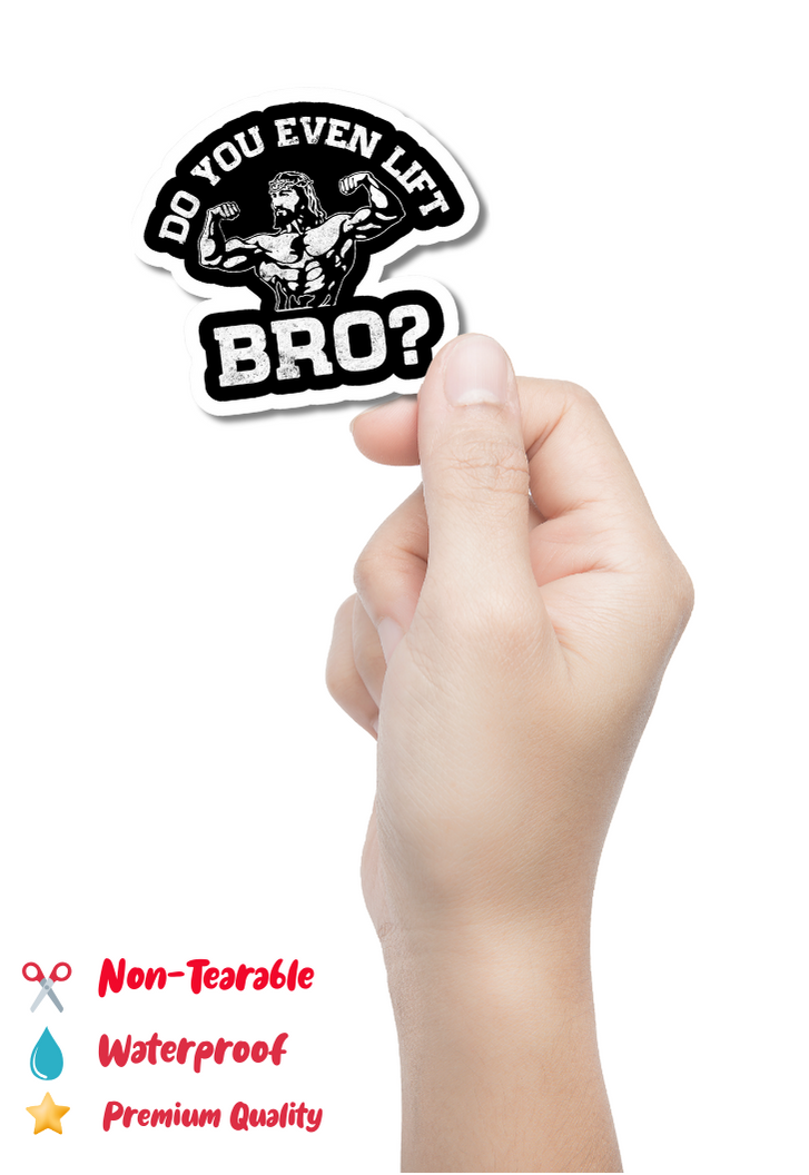 Do You Even Lift Bro? Gym Sticker