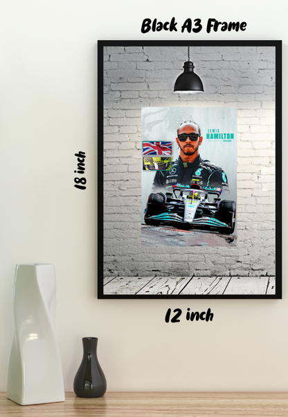Lewis Hamilton MERCEDES Poster