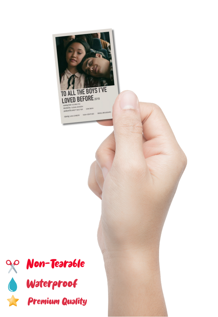 TO ALL THE BOYS I'VE LOVED BEFORE Movie Card Sticker