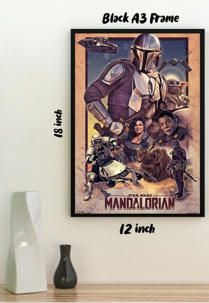 Star wars mandalorian Poster