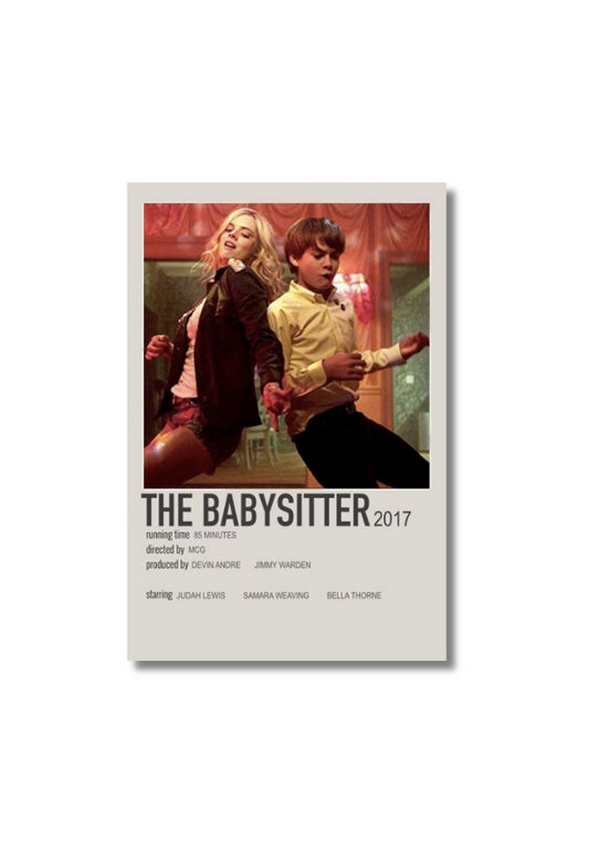 THE BABYSITTER Movie Card Sticker