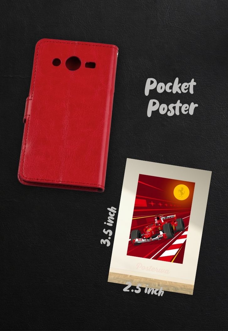 Ferrari F1 Car Poster