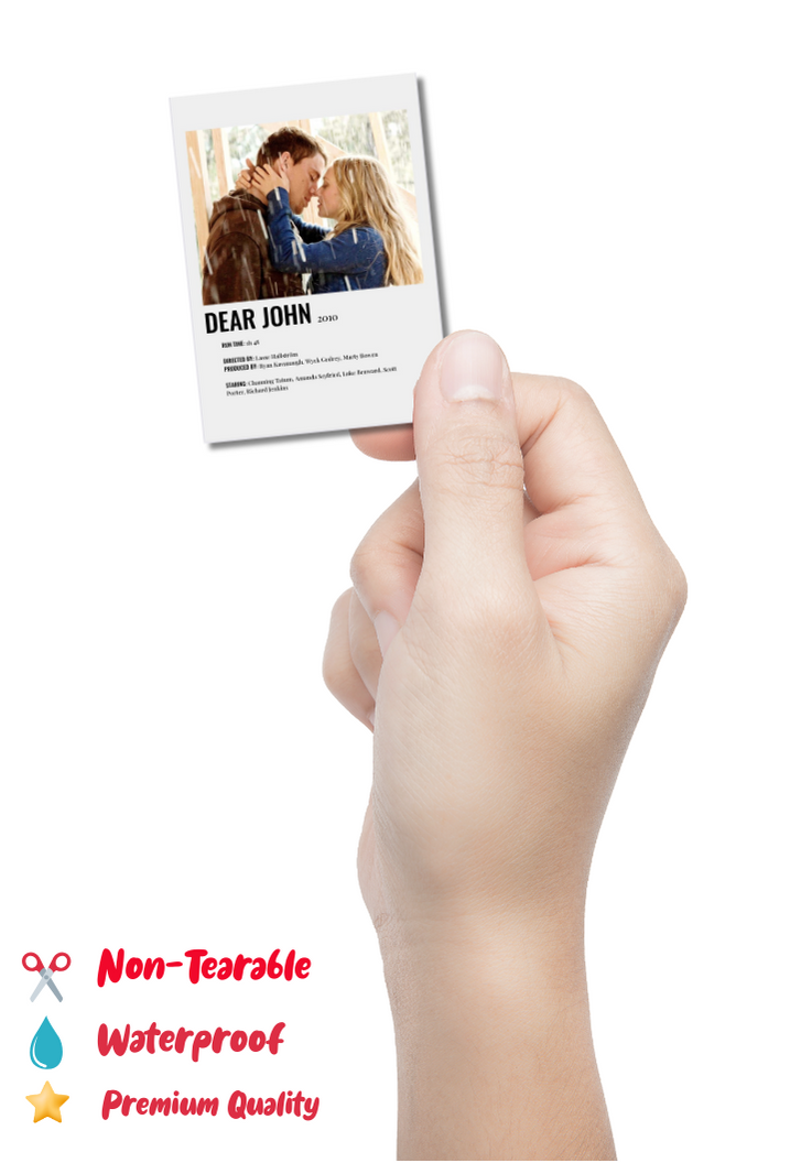 DEAR JOHN Movie Card Sticker