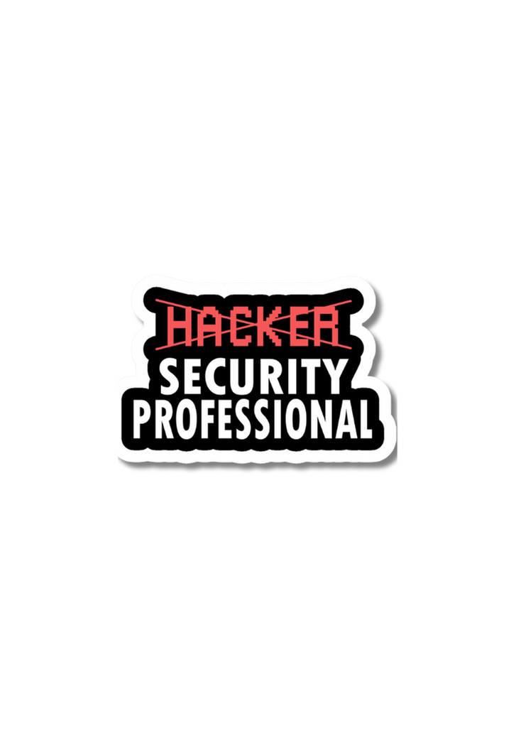 Security Engineer Sticker Hacker Security Professional Sticker – Posterwa