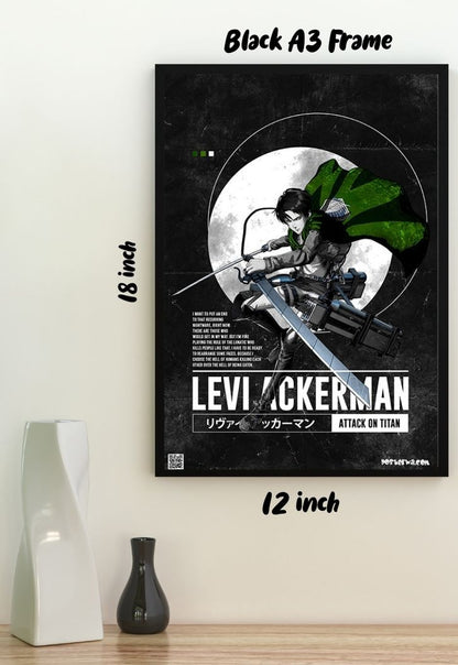 Levi Ackerman Quote Poster