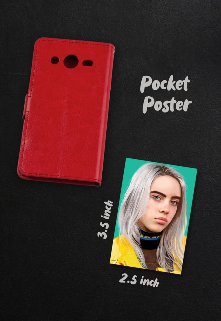 Billie Eilish headshot Poster