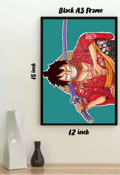 Luffy With Sword Poster