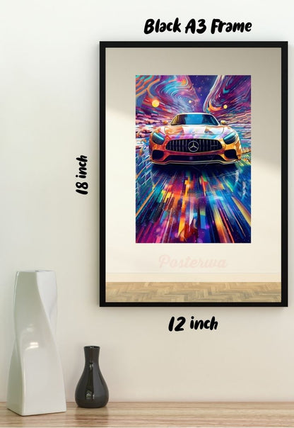 BMW AMG Car Poster