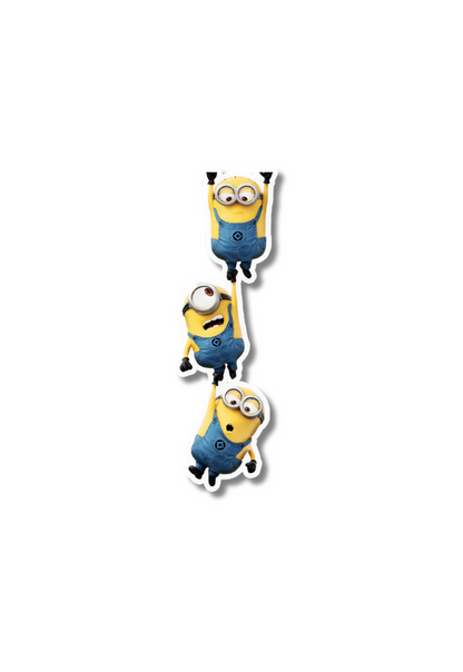 Minions Hanging Sticker