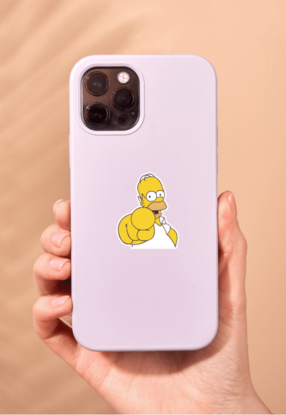 Homer Simpson Hey You Sticker