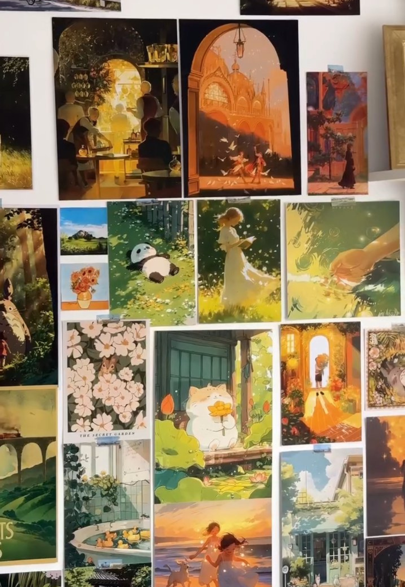 Wall Collage Kit – Ghibli-Inspired (by @the_tinted_palette)