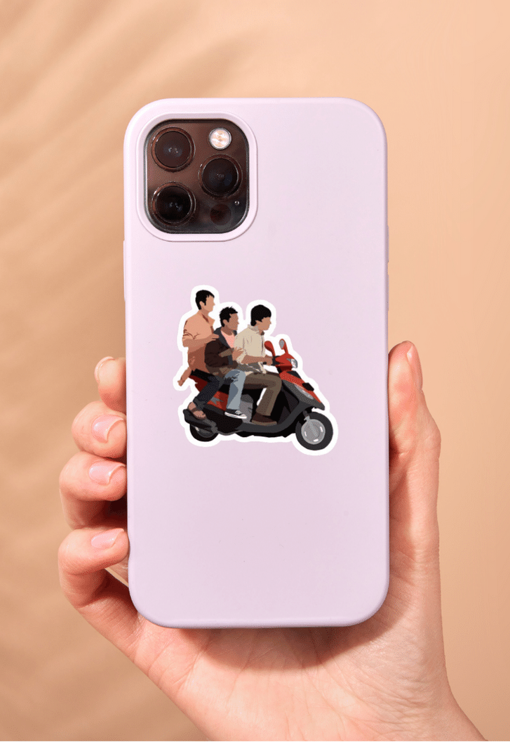 3 Idiots sticker