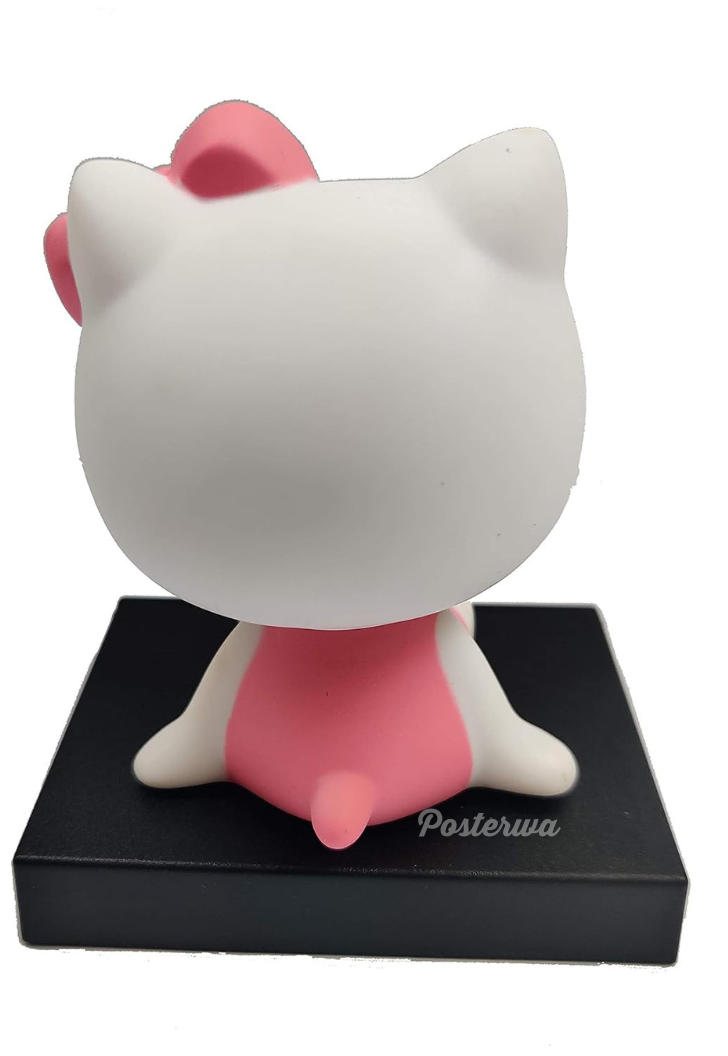 Kitty Bobble Head with Mobile Holder