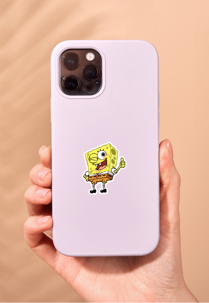 Spongebob Squarepants Thumbs Up Sticker