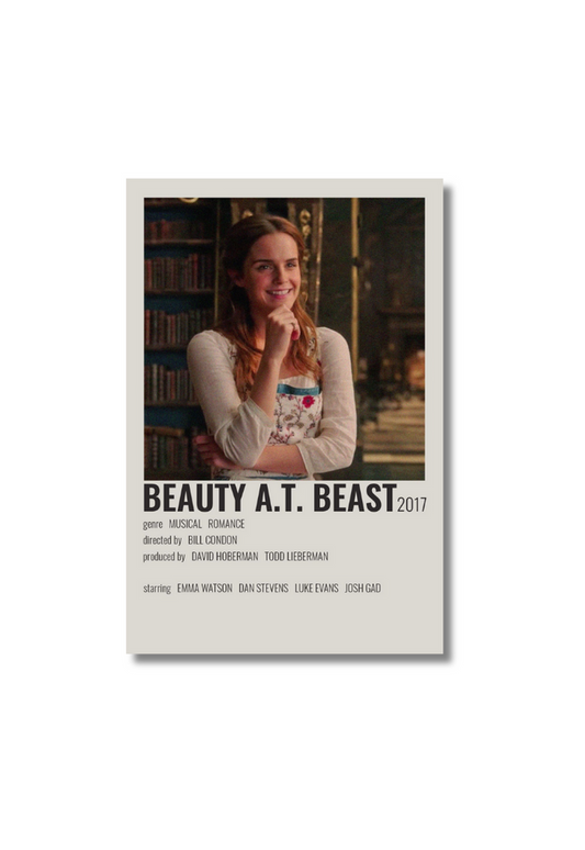 BEAUTY A.T. BEAST Movie Card Sticker