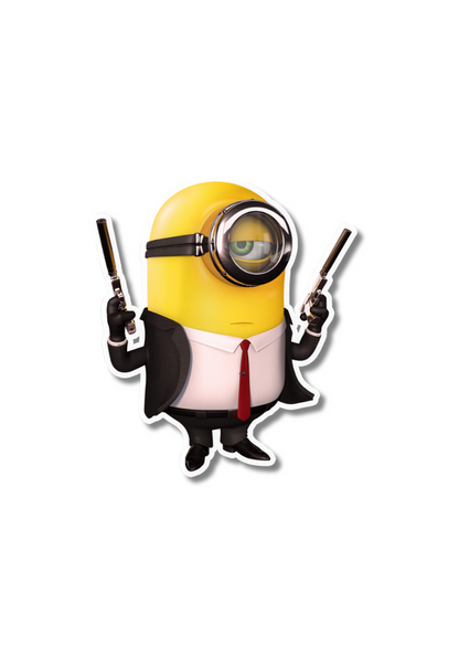 Hitman Minion Transparent Sticker