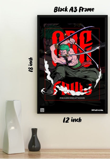 Zoro- One Piece Anime Poster