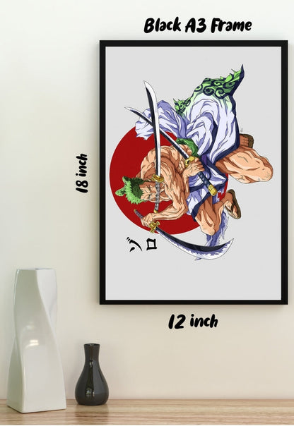 Zoro with Swords Poster