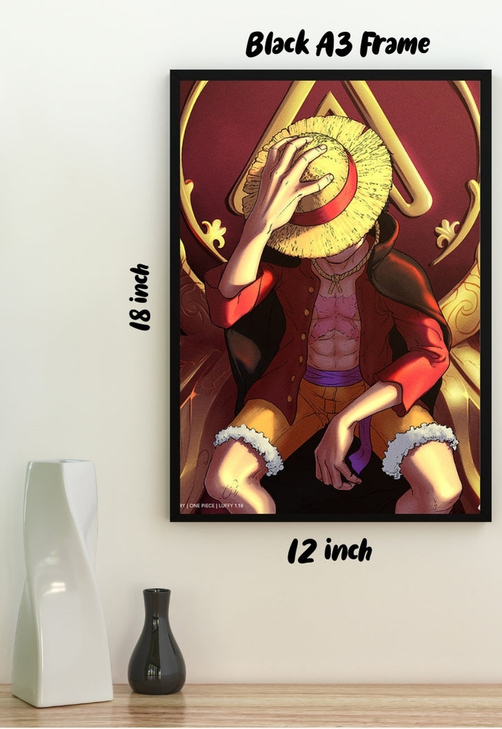 Luffy Throned Poster