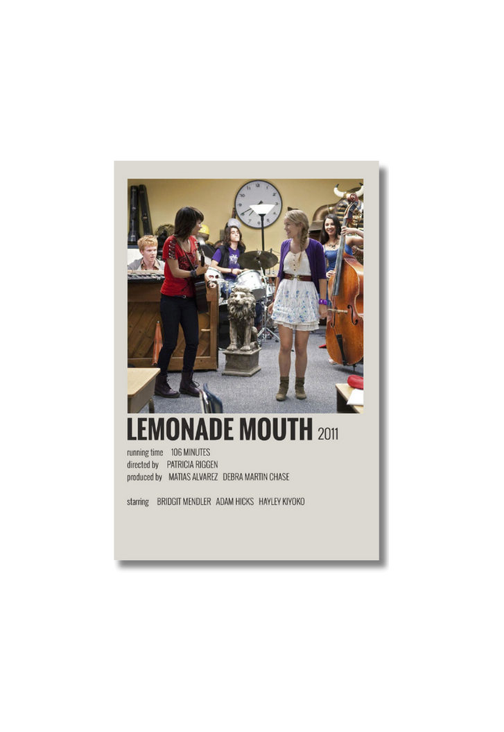 LEMONADE MOUTH Movie Card Sticker