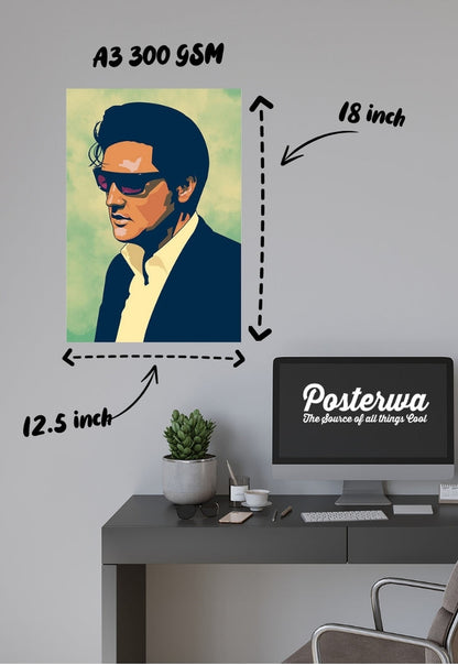 Elvis Persley Headshot Poster