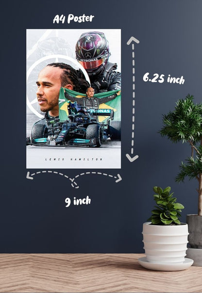 Lewis Hamilton Poster