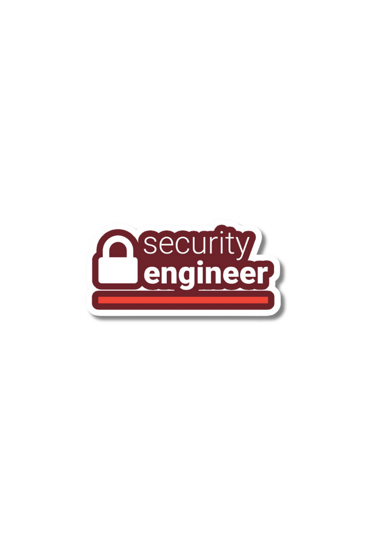 Security Engineer Sticker Security Engineer Sticker – Posterwa