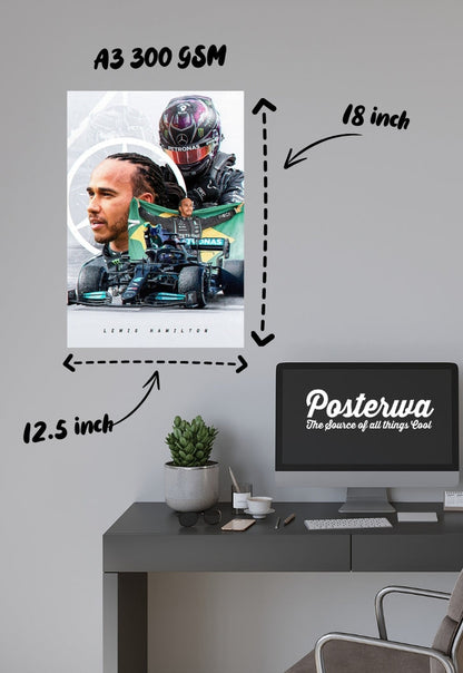 Lewis Hamilton Poster