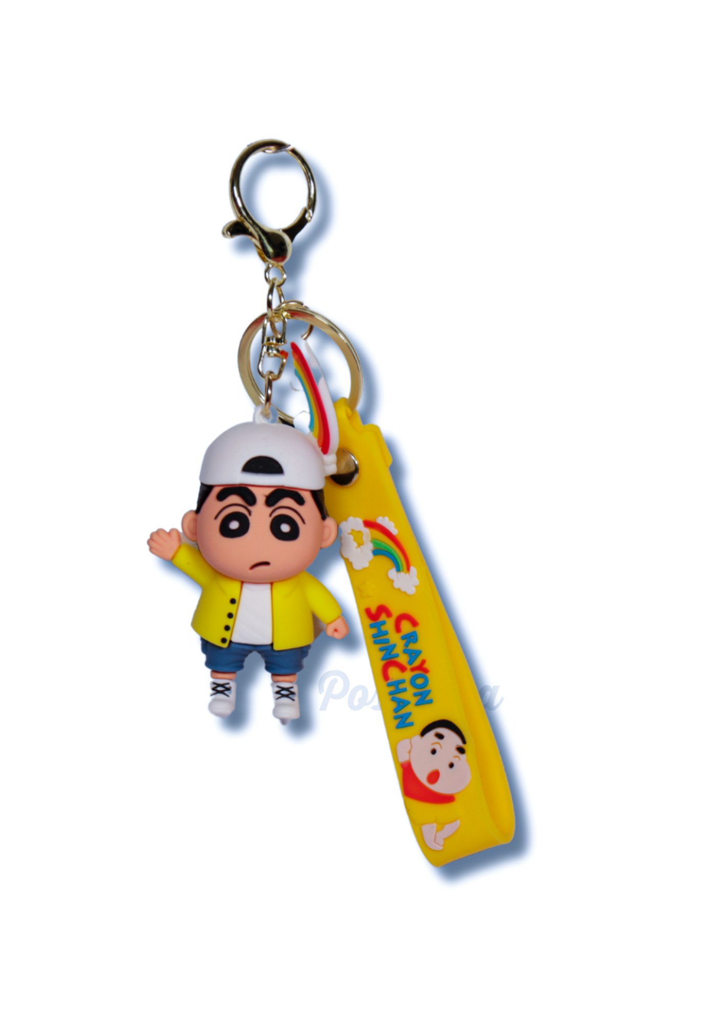 Shinchan Yellow Keychain – Posterwa