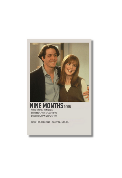 NINE MONTHS Movie Card Sticker