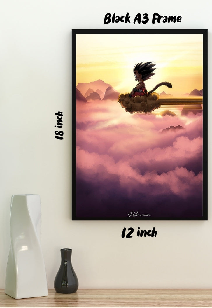 Goku on Kintoun Poster