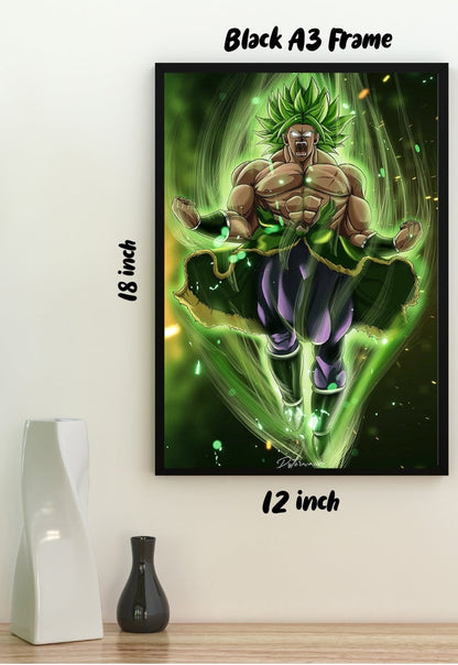 Broly Beast Mode Poster