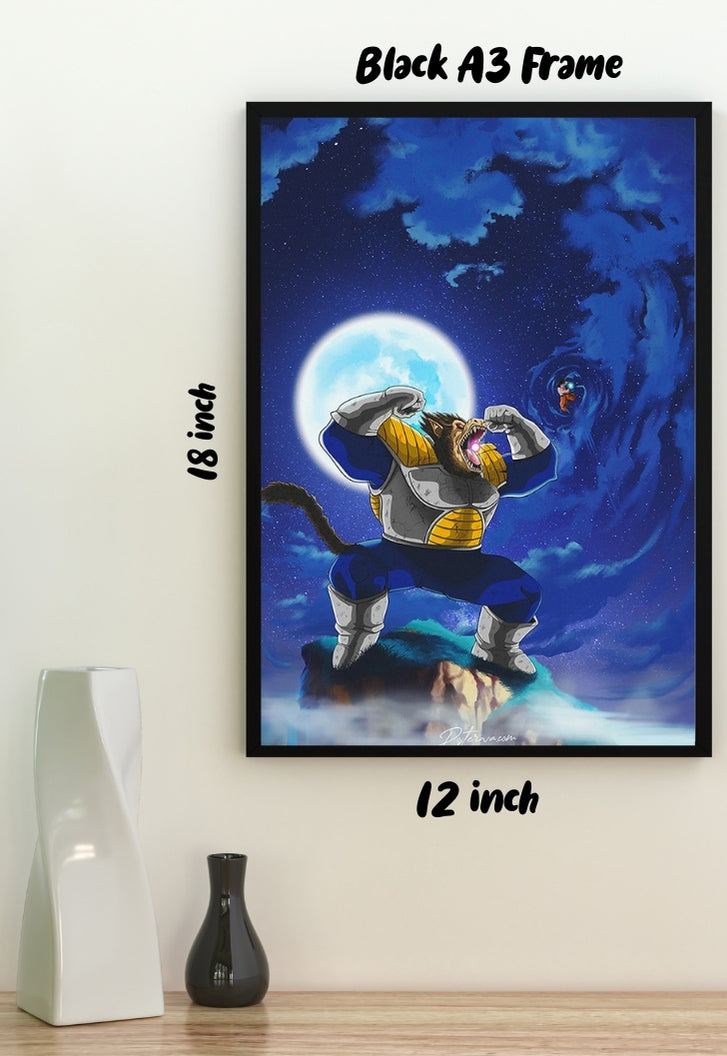 Monkey Vegeta Poster