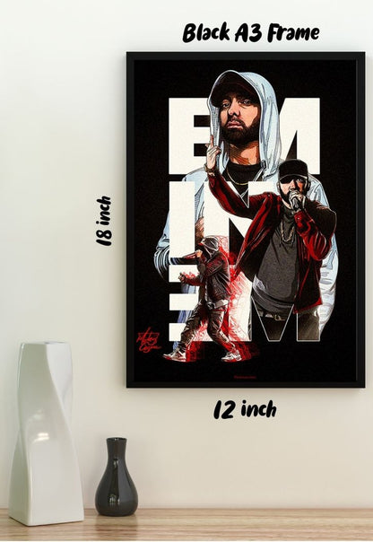 Eminem Rap cover Poster