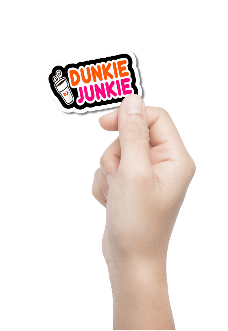 Dunkie Junkie Coffee Sticker