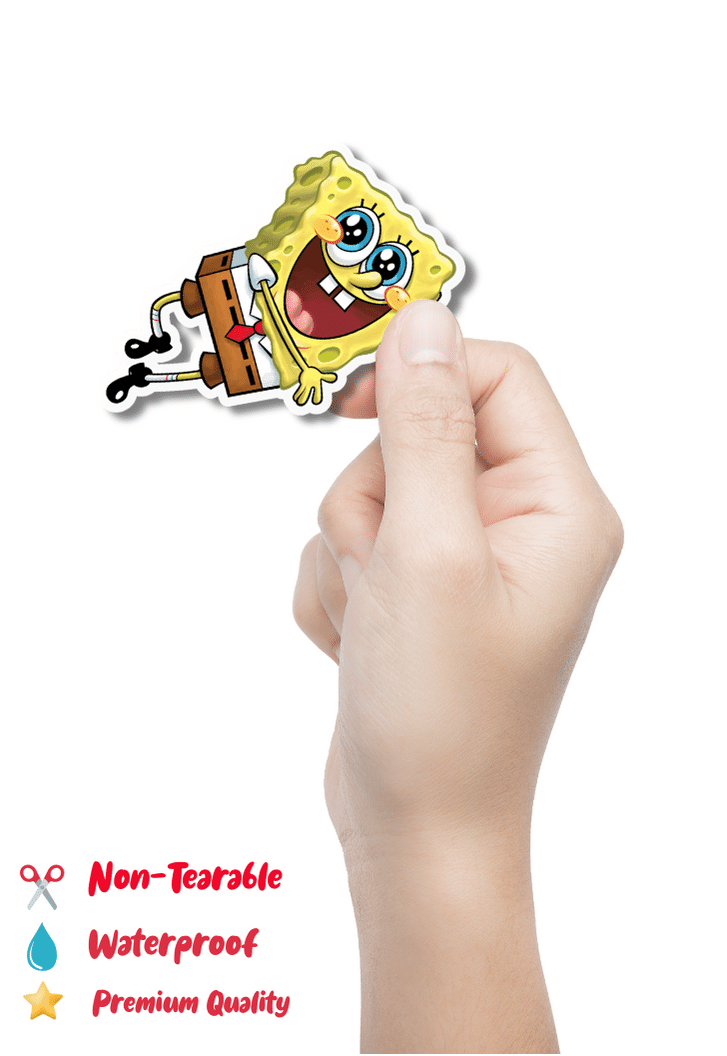 Happy Spongebob Sticker