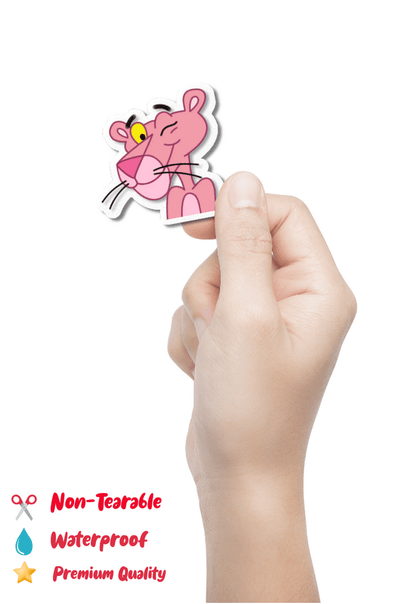 Pink Panther Thinking Sticker