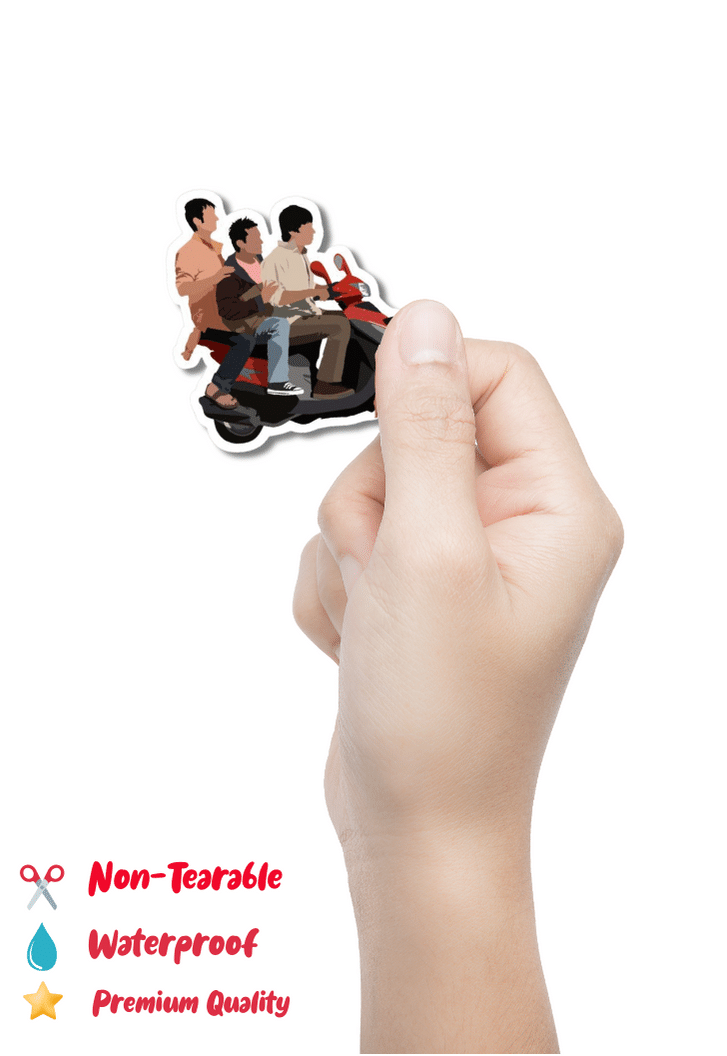 3 Idiots sticker