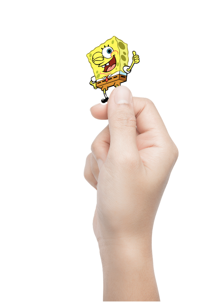 Spongebob Squarepants Thumbs Up Sticker